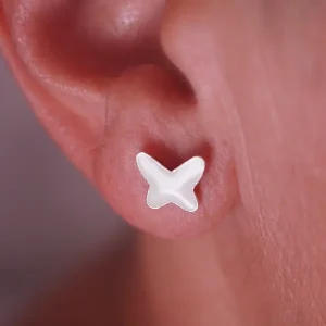 Pendientes Mariposa de Leche Materna