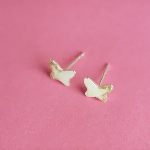 Pendientes Mariposa de Leche Materna - Imagen 3