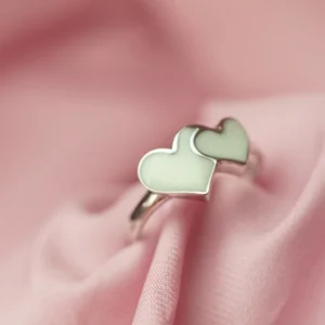 Anillo de leche materna Amai en plata de ley