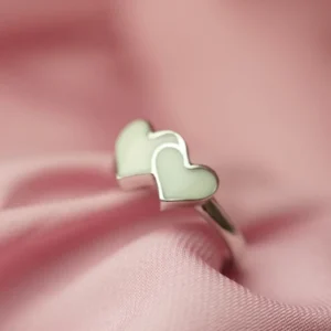 Anillo de leche materna Amai en plata de ley