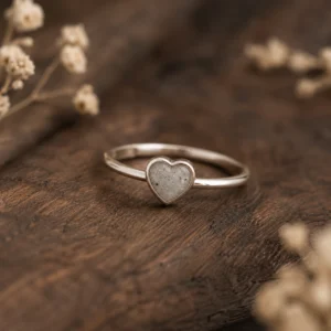 Anillos con cenizas de cremación