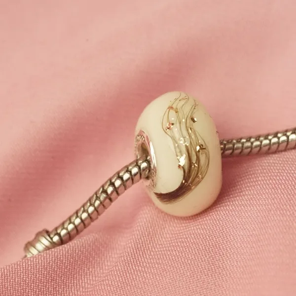 Charm de leche materna con pelo de bebé